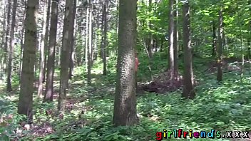 Preview 1 of Tee With Mom - Girlfriends Outdoor lesbian pussy eating