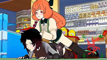 Preview 3 of Redhead Mom Fucked Outside - sfmslayer futa fucking woman in store public