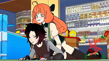 Preview 1 of Redhead Mom Fucked Outside - sfmslayer futa fucking woman in store public