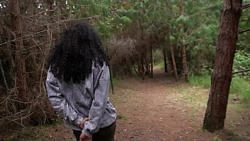 Preview 1 of Thin Thin Soe Xusa Movie Com - Girlfriend cheating and being creampied by a bbc on woods