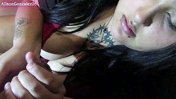 Preview 1 of Brutal Slap Rape - POV chubby girl sucking cock deep in her throat before her parents discover her