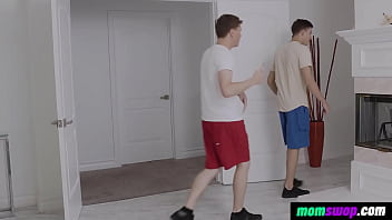 Preview 2 of Mom Rep Son - MomSwop - Desperate Step Moms Got Caught in a Raunchy Situation by Stepsons
