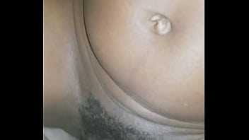 Preview 2 of Norway Amateur Moi - White cock fucks black pregnant wife,  new Year slow fuck