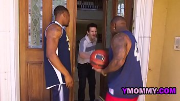 Preview 1 of Raven Rilly - Huge titted blonde has an interracial threeway fuck