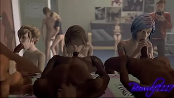 Preview 2 of Xl Sister Porn - Life Is Strange Oral Sex Clip