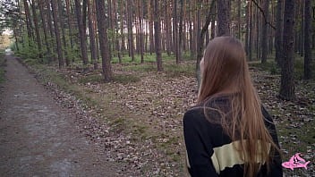 Preview 2 of On Ebony Face - Sexy nymphomaniac in the forest made me cum in her mouth
