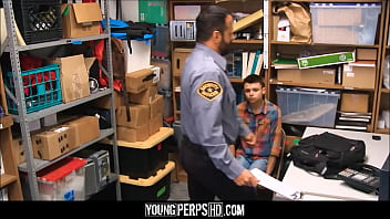 Preview 1 of Tittie 69 - Small Twink Boy Caught Stealing l. Fucked By Security