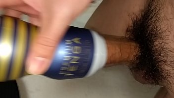 Preview 3 of Black Porn Fhd - masturbation and cumshot twice with TENGA PREMIUM VACUUM CUP