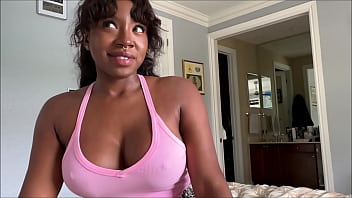 Preview 1 of Learn Pool - Perfect Ebony Uses Step Brother&#039_s Dick For Anal Practice - Amari Anne - Anal Therapy - Alex Adams