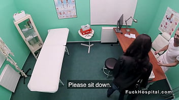 Preview 1 of Chubbyj - Doctor bangs petite patient in fake hospital