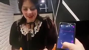Preview 4 of Sunny Leo E Threesum - cute girl with remote vibrator in public