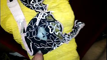 Preview 4 of Bbw Trampling Skinny - small cup bra cum crossdress