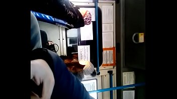 Preview 2 of Jojo New Xxx - Jerk and cum in bus