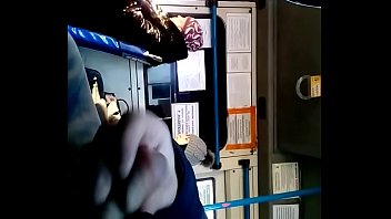 Preview 4 of Jojo New Xxx - Jerk and cum in bus