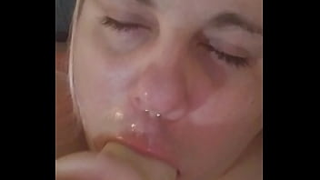 Preview 3 of Www Sex Veideo - Sloppy tranny gives a sloppy blowjob to a dildo