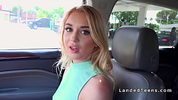 Preview 2 of Xxx Video Hd 2018 Bfx - Blonde teen in fishnets rides huge dick