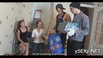 Preview 1 of Big Booty Ass Bbw - Obscene doxies in a group sex