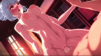 Preview 3 of Niece Fuck Uncle In A Tent - CEO from Helltaker // Credits: Theobrobine