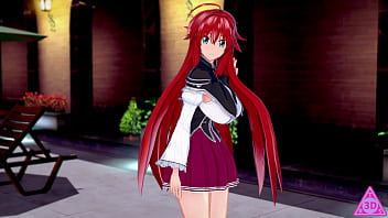 Preview 1 of Kurt Kadini - Finalmente Rias mangia il cazzo a Issei DxD