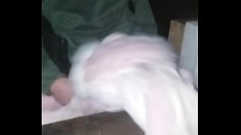 Preview 4 of Ele Tatmin - Me fucking my bunny in my friends shed