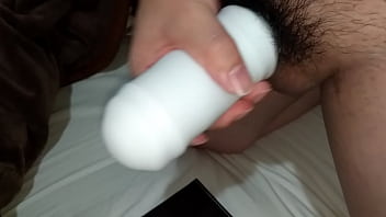 Preview 2 of Hxxx Full Hd Sanilion Movi - cumshot by masturbation with TENGA 3D POLYGON