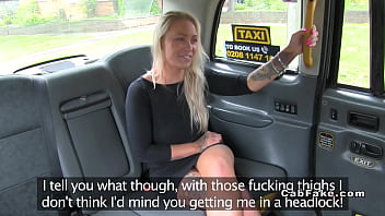 Preview 2 of Anul Asd - Big ass blonde anal banged in fake taxi