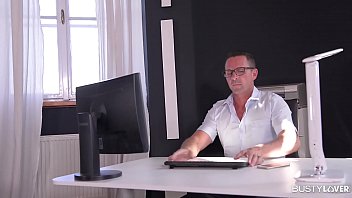 Preview 2 of 3rd Said - Busty Secretary Aletta Ocean gets Titty Fucked and creamed