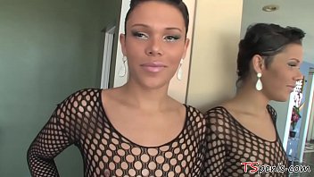 Preview 1 of Woman Shop - Small titted tranny Crystal