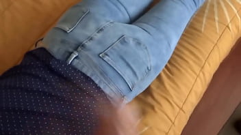 Preview 4 of Indian Punjabi Rape Kand - Two big cumshots in my ass,  I love pulling up my jeans so stepson can fill me with semen