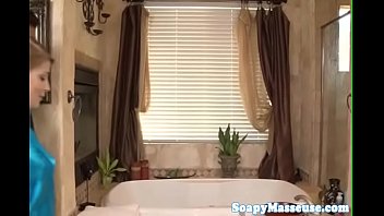 Preview 1 of Seachreal Virgins - Cocksucking masseuse pleasing her client