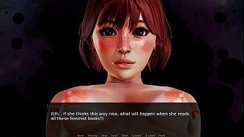 Preview 3 of Busty Wife Shared Young - Older step sister teases her (Thinking About You porn game)