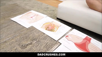 Preview 1 of Xoxoxo Piko - DadCrushes.com - Cute Teen Stepdaughter Taught Anatomy By Stepdad POV