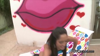 Preview 1 of Xoxoxo Shopylyfter - Exotic teen bouncing on cock POV style