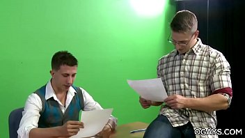 Preview 2 of Over Fight - Shane Jacobs and Logan Vaughn become horny