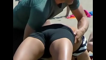 Preview 1 of Force Beautiful Webcama - Candid Tanned Yoga Camel Toe in Black Spandex