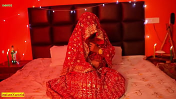 Preview 1 of Scared Teen - Desi Bahu first Night Sex! Please fuck me Slowly