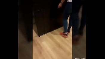 Preview 2 of Stairway Sex - White german booty in slowmo
