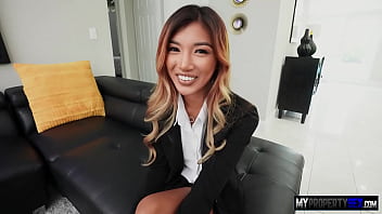 Preview 1 of Demanding Babe - Pretty Brunette Realtor Confesses Split up with Her Ex