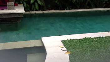Preview 1 of Hear Fat - naked man by pool with soft cock