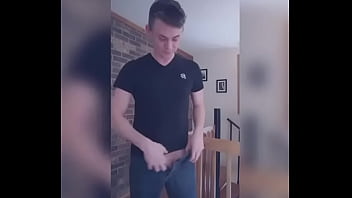 Preview 2 of Lick Shoe Bottoms - MONSTER DICK guy DENIED sex! Huge bulge - smalltwinks.tumblr.com