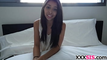 Preview 4 of Kissing Her Mom - Filling his stepsis Jasmine Summers