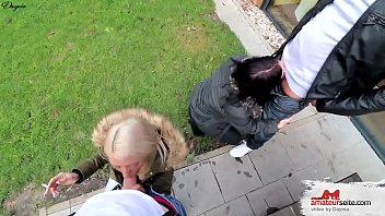 Preview 2 of Brezzars School Teachers - Die versaute Spermaschlampen Familienfeier  Double Blowjob