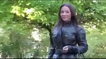 Preview 2 of Jessicajames - hooker waiting for a john &amp_ all leather outfit walking  corset