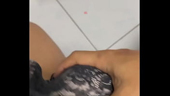 Preview 4 of Arabian Saxx New - Masturbate with workmate lingerie&#039_s in her room and cum on my panty