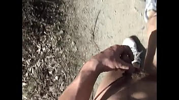Preview 2 of Stephanie Viada Big Size - Humping the street on a bridge over the highway