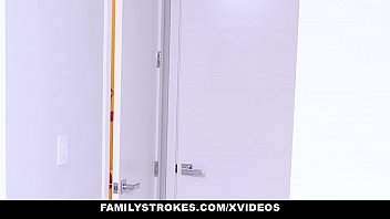 Preview 1 of Sunny Lione Xxx With Condom - FamilyStrokes - Hot Teen (Jillian Janson) Pounded By Her StepCousin