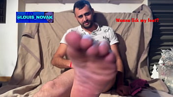 Preview 1 of Porntcom 2017 - Shooting another huge load and showing my feet