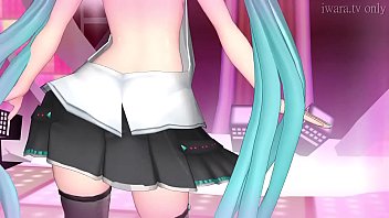 Preview 1 of Derevenskaya Komediya Onlajn - MMD Hatsune Miku Dance Funny Nude Pis
