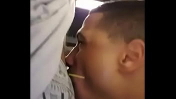 Preview 3 of Neveu Baise Tante - Hot Guy Sucks Friend&#039_s Black Cock In Public