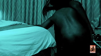 Preview 3 of Sunny Leon Checked Ass - Midnight passion eating my thick black girlfriend and doggystyle